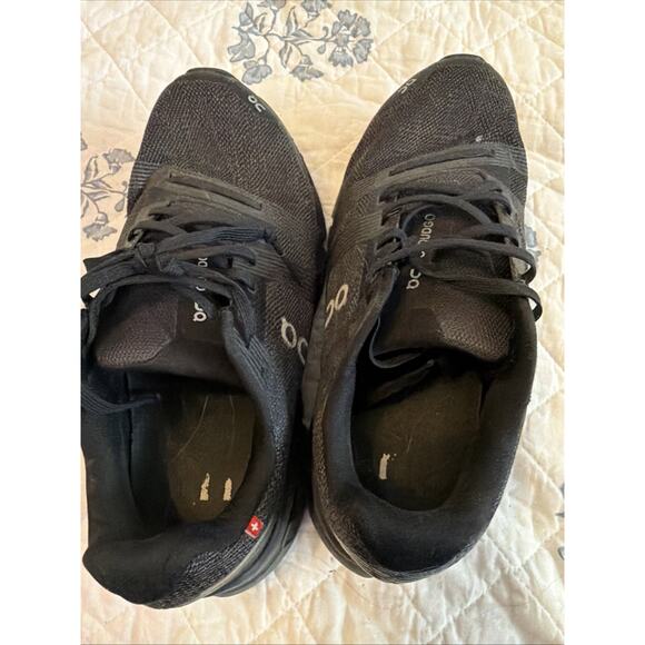 On Cloud Go Black Mesh Athletic Sneakers Unisex Low Top Lace Up Running Men’s 7 main image 5